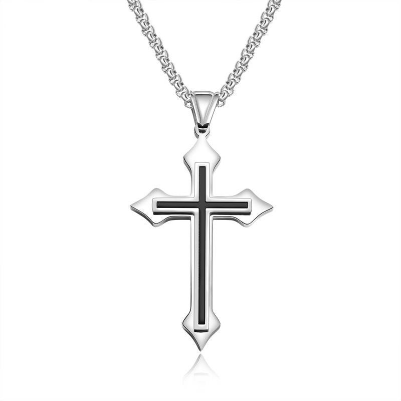 Wholesale Stainless Steel Twisted Punk Necklace